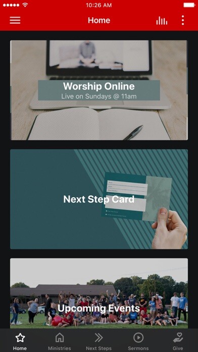 Emulate iPhone app REVO Church using MyAndroid