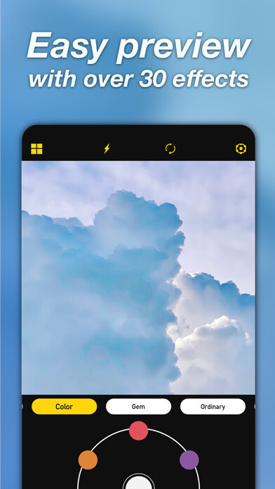 Emulate iPhone app Revolver Camera using MyAndroid