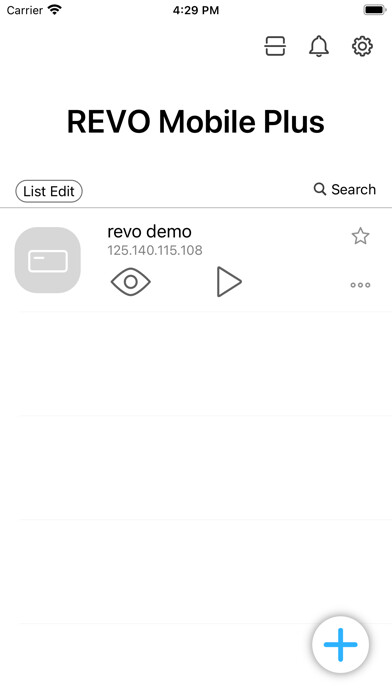 Emulate iPhone app REVO Mobile Plus using MyAndroid