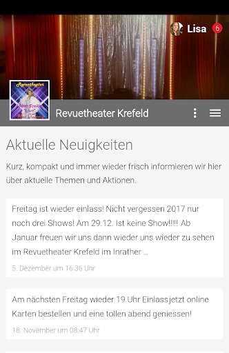 Run android online APK Revuetheater Krefeld from MyAndroid or emulate Revuetheater Krefeld using MyAndroid