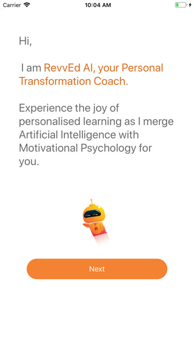 Emulate iPhone app RevvEd.AI Learning Coach using MyAndroid