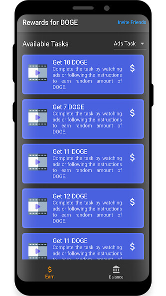 Run android online APK Rewards For DOGE from MyAndroid or emulate Rewards For DOGE using MyAndroid