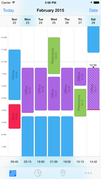 Emulate iPhone app Rewind - Timetracking using MyAndroid Emulate iPhone app Rewind - Timetracking using MyAndroid