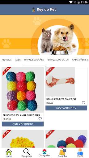 Run android online APK Rey do Pet from MyAndroid or emulate Rey do Pet using MyAndroid