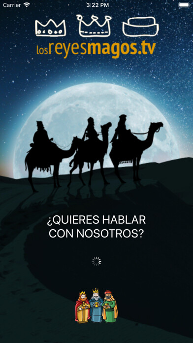 Emulate iPhone app Reyes Magos TV using MyAndroid