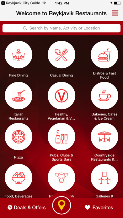 Emulate iPhone app Reykjavik Restaurants & Bars using MyAndroid Emulate iPhone app Reykjavik Restaurants & Bars using MyAndroid