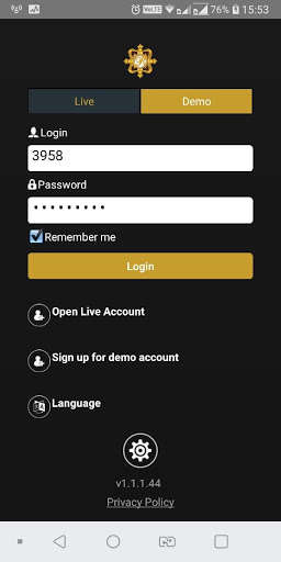 Run android online APK Reymount Option Trader from MyAndroid or emulate Reymount Option Trader using MyAndroid