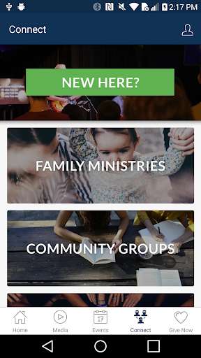 Emulate iPhone app Reynolda Church using MyAndroid