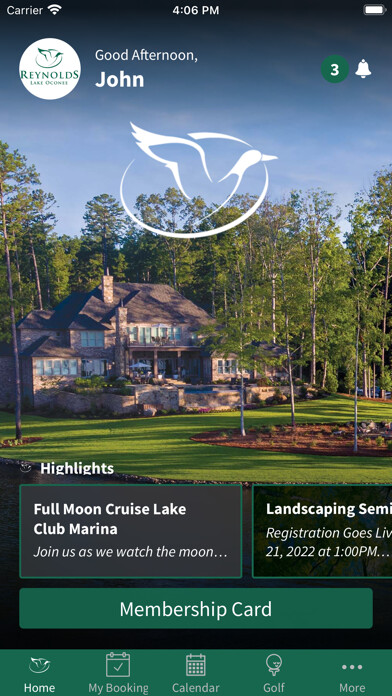 Emulate iPhone app Reynolds Lake Oconee - NEW using MyAndroid