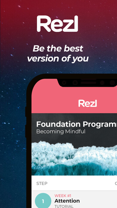 Emulate iPhone app Rezl: Mindfulness & Resilience using MyAndroid Emulate iPhone app Rezl: Mindfulness & Resilience using MyAndroid