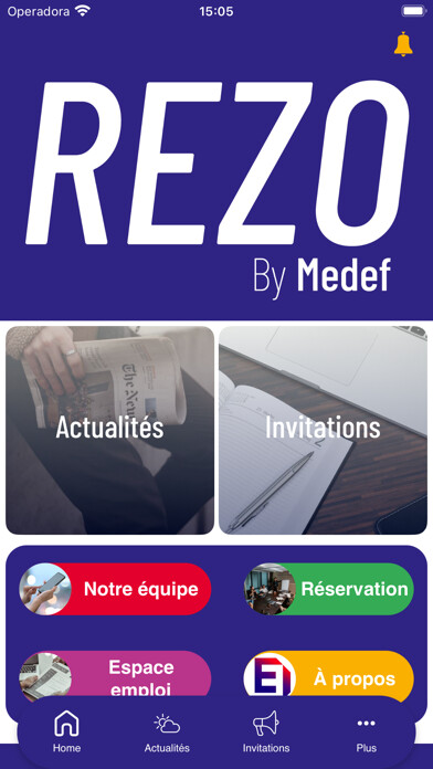 Emulate iPhone app REZO by Medef using MyAndroid Emulate iPhone app REZO by Medef using MyAndroid