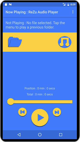 Run android online APK ReZu Audio Player from MyAndroid or emulate ReZu Audio Player using MyAndroid