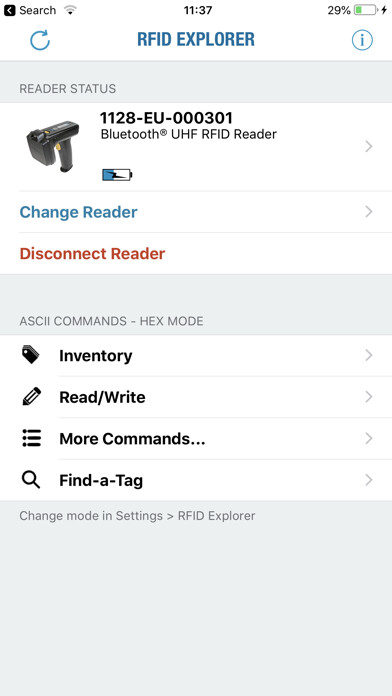 Emulate iPhone app RFID Explorer using MyAndroid Emulate iPhone app RFID Explorer using MyAndroid