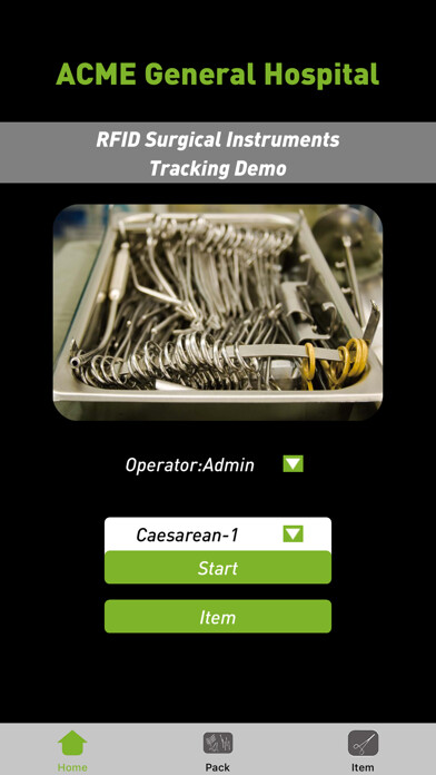 Emulate iPhone app RFID Surgical Instruments using MyAndroid Emulate iPhone app RFID Surgical Instruments using MyAndroid