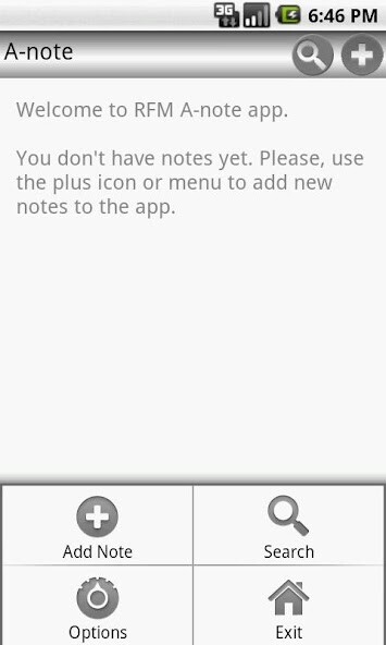 Emulate Android APK RFM Anote (notepad) Emulate Android APK RFM Anote (notepad)
