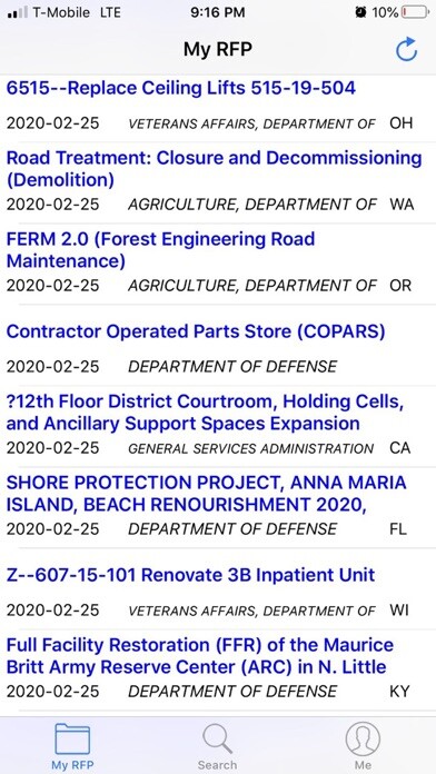 Emulate iPhone app RFP - Government Bid &Contract using MyAndroid Emulate iPhone app RFP - Government Bid &Contract using MyAndroid