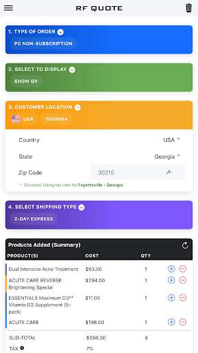 Run android online APK RFQuote from MyAndroid or emulate RFQuote using MyAndroid