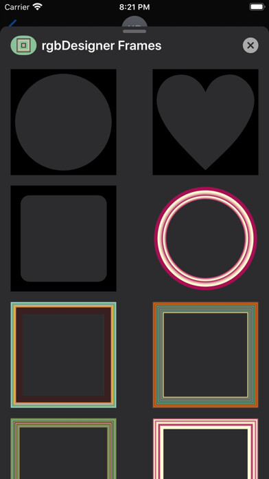Emulate iPhone app rgbDesigner Frames using MyAndroid Emulate iPhone app rgbDesigner Frames using MyAndroid