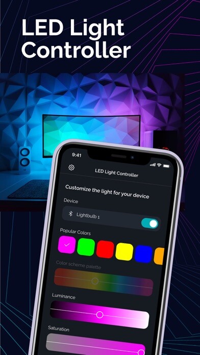 Emulate iPhone app RGB LED Light Lamp Controller using MyAndroid Emulate iPhone app RGB LED Light Lamp Controller using MyAndroid