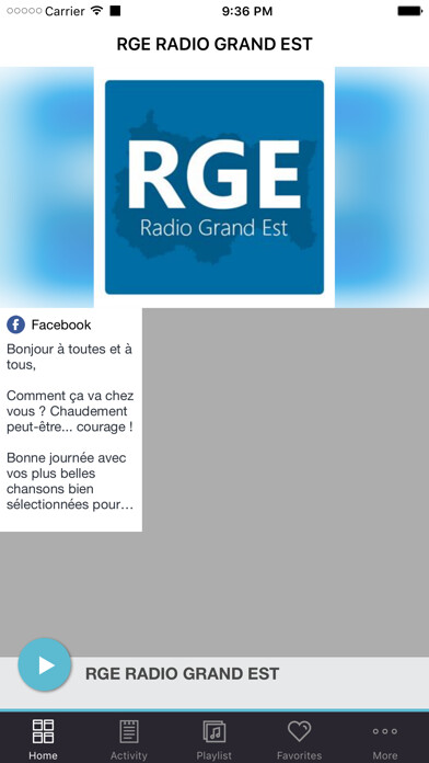 Emulate iPhone app RGE RADIO GRAND EST using MyAndroid Emulate iPhone app RGE RADIO GRAND EST using MyAndroid