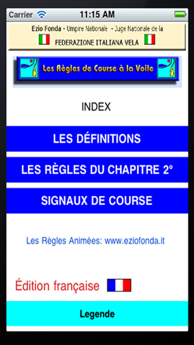 Emulate iPhone app Règles de Course à la Voile using MyAndroid Emulate iPhone app Règles de Course à la Voile using MyAndroid