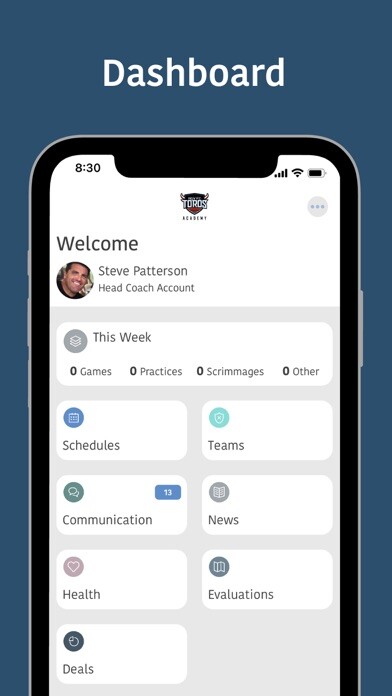 Emulate iPhone app RGV FC Youth Soccer Academy using MyAndroid