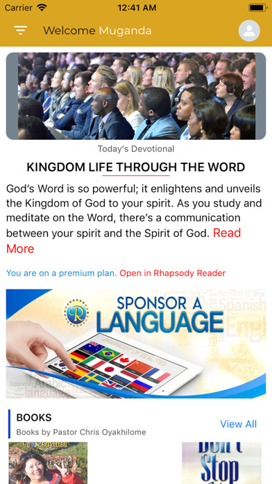 Emulate iPhone app Rhapsody of Realities. using MyAndroid Emulate iPhone app Rhapsody of Realities. using MyAndroid