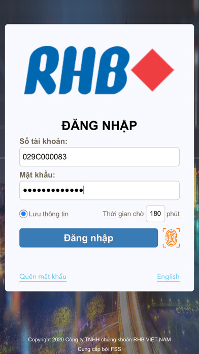 Emulate iPhone app RHB Securities Vietnam Mobile using MyAndroid Emulate iPhone app RHB Securities Vietnam Mobile using MyAndroid