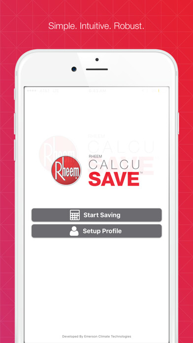 Emulate iPhone app Rheem Calcu Save using MyAndroid Emulate iPhone app Rheem Calcu Save using MyAndroid