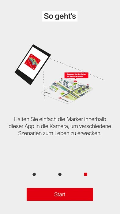 Emulate iPhone app RheinEnergie AR App using MyAndroid