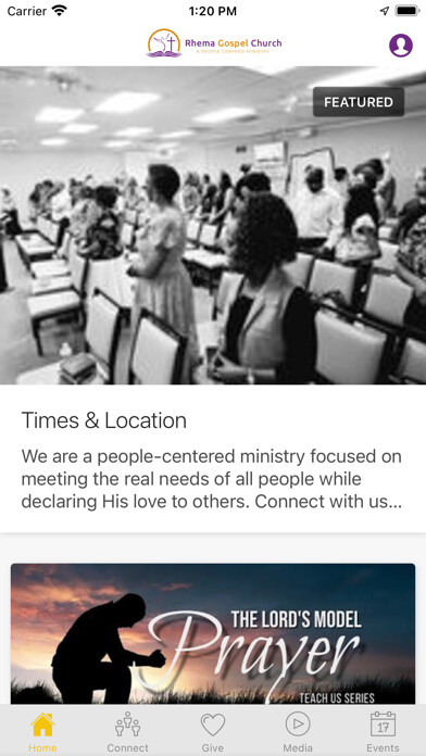 Emulate iPhone app Rhema Gospel Church using MyAndroid Emulate iPhone app Rhema Gospel Church using MyAndroid