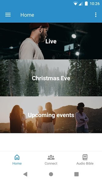 Emulate iPhone app Rhema Life Church using MyAndroid