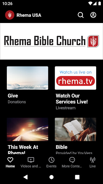 Run android online APK Rhema USA from MyAndroid or emulate Rhema USA using MyAndroid Run android online APK Rhema USA from MyAndroid or emulate Rhema USA using MyAndroid