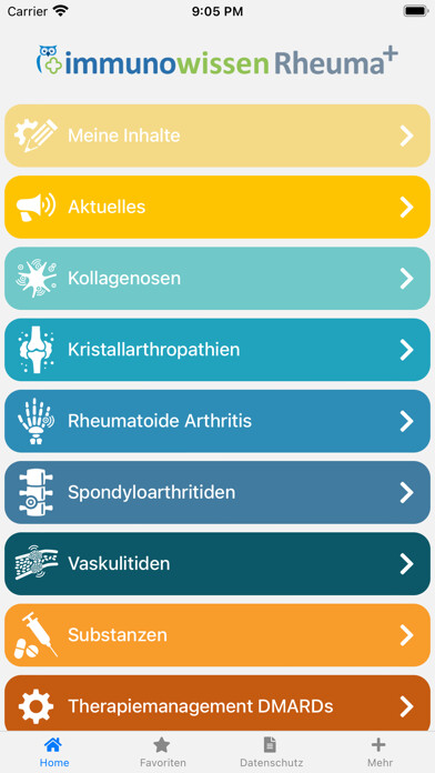 Run android online APK Rheuma+ immunowissen from MyAndroid or emulate Rheuma+ immunowissen using MyAndroid
