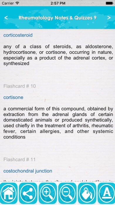Emulate iPhone app Rheumatology Exam Review App using MyAndroid