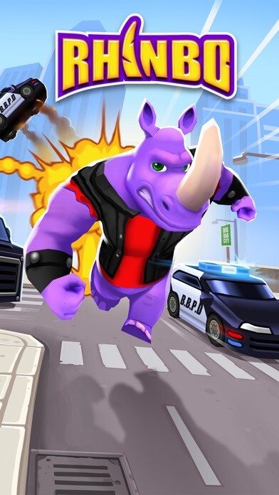 Emulate iPhone app Rhinbo - Runner Game using MyAndroid