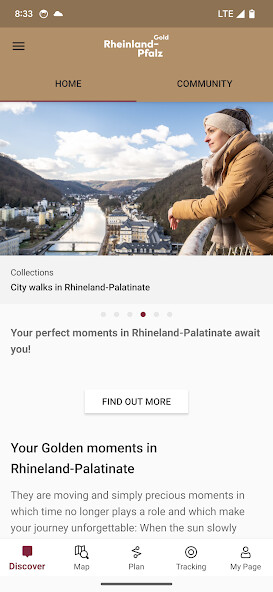 Emulate iPhone app Rhineland-Palatinate tourism using MyAndroid