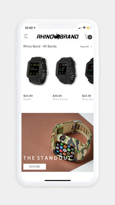 Emulate iPhone app Rhino Brand using MyAndroid
