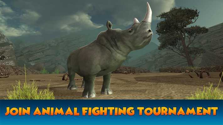 Emulate Android APK Rhino Fighting Game: Kung Fu Animals Fight