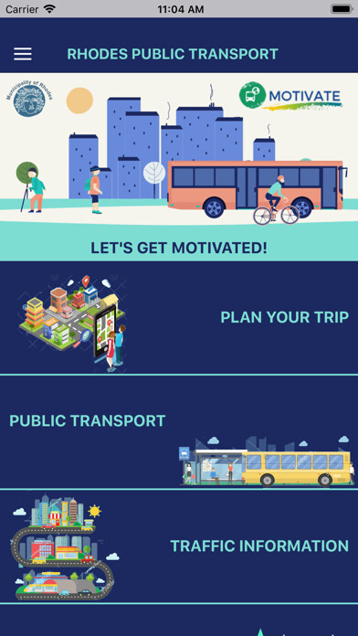 Emulate iPhone app Rhodes Public Transport using MyAndroid Emulate iPhone app Rhodes Public Transport using MyAndroid