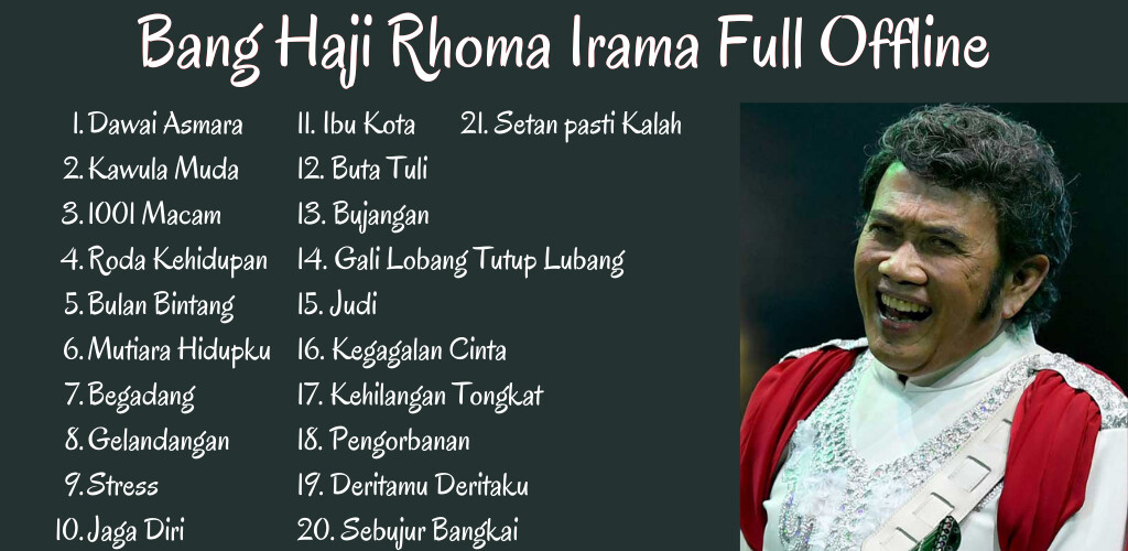 Run android online APK Rhoma Irama Full Album Offline from MyAndroid or emulate Rhoma Irama Full Album Offline using MyAndroid