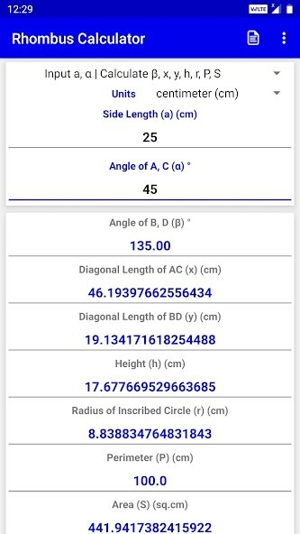Run android online APK Rhombus Calculator from MyAndroid or emulate Rhombus Calculator using MyAndroid Run android online APK Rhombus Calculator from MyAndroid or emulate Rhombus Calculator using MyAndroid