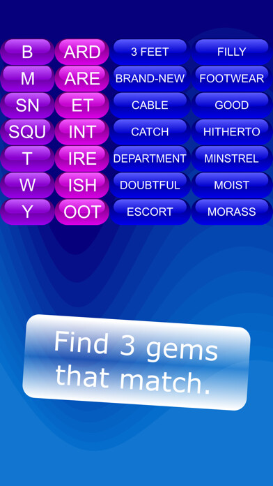 Emulate iPhone app Rhymestones using MyAndroid