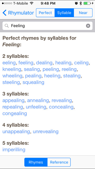 Emulate iPhone app Rhymulator Rhyme Book + Editor using MyAndroid Emulate iPhone app Rhymulator Rhyme Book + Editor using MyAndroid
