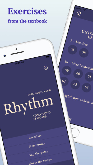 Emulate iPhone app Rhythm · Advanced Studies using MyAndroid Emulate iPhone app Rhythm · Advanced Studies using MyAndroid