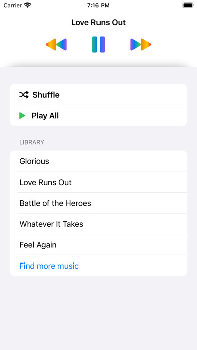 Emulate iPhone app Rhythmic using MyAndroid