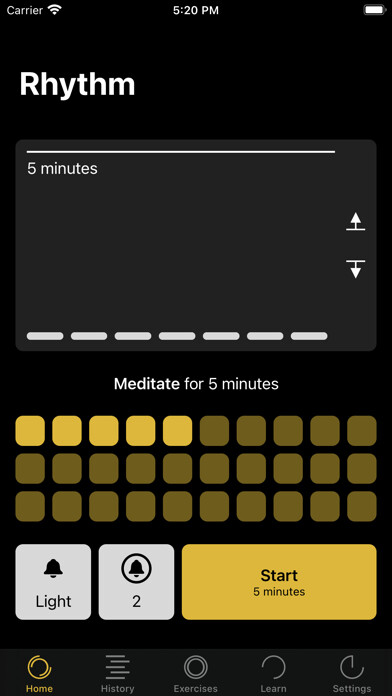 Emulate iPhone app Rhythm Meditation Timer Pro using MyAndroid Emulate iPhone app Rhythm Meditation Timer Pro using MyAndroid