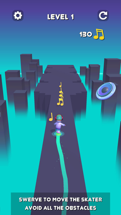Emulate iPhone app Rhythm Skater using MyAndroid Emulate iPhone app Rhythm Skater using MyAndroid