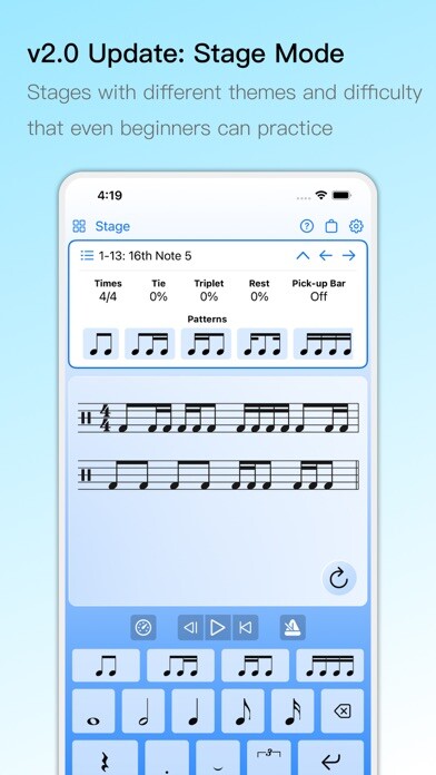 Emulate iPhone app Rhythm Training using MyAndroid Emulate iPhone app Rhythm Training using MyAndroid