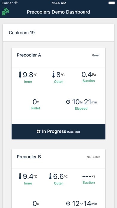 Emulate iPhone app RICADO Precool Technician using MyAndroid